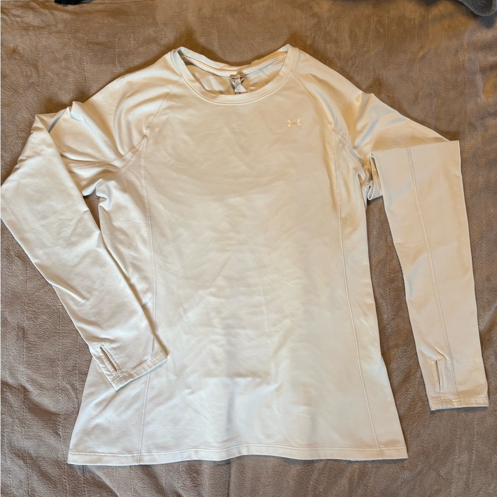 Under Armour Off-White Long Sleeve Shirt